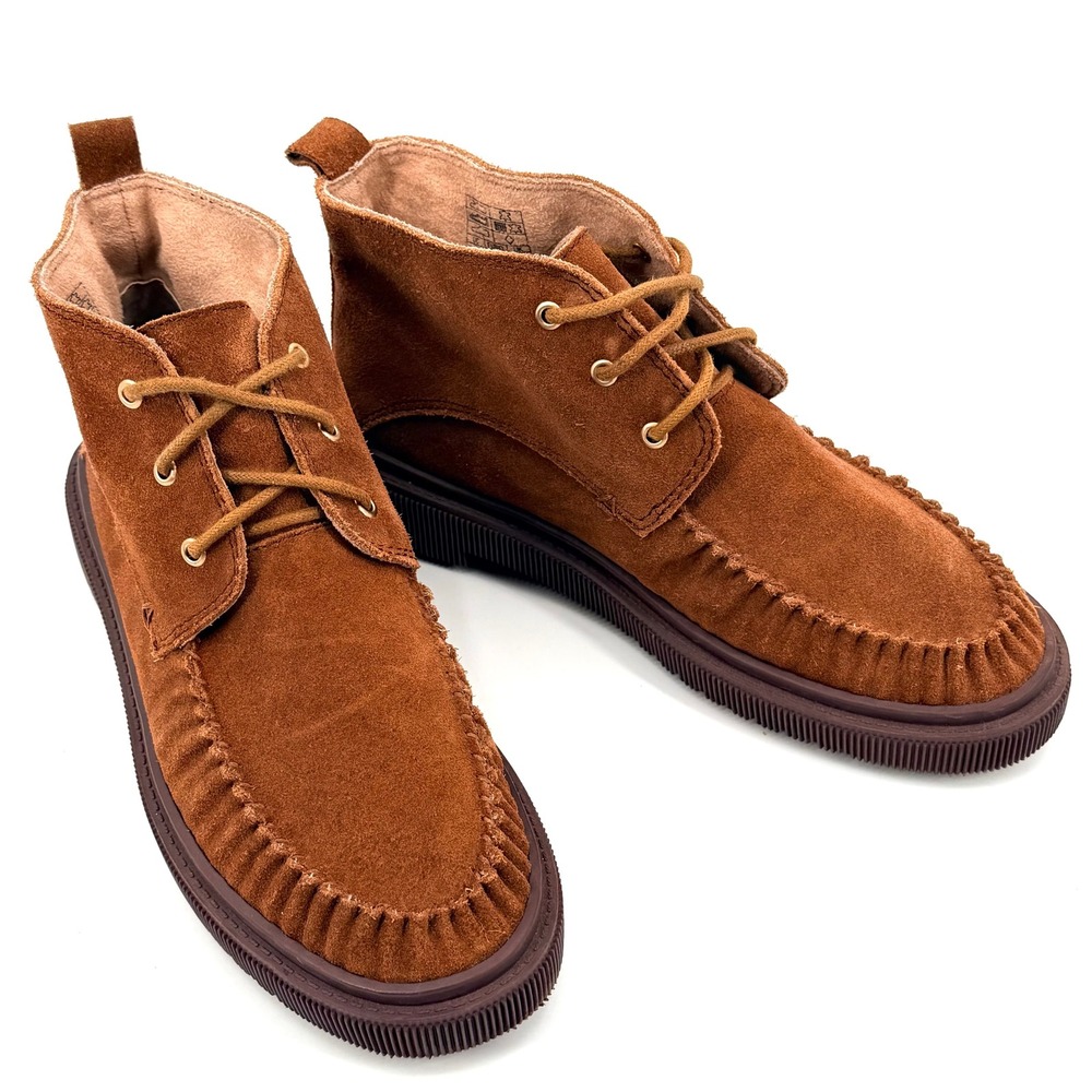Kelsi Dagger Brooklyn Cognac Brown Suede Palisade Hiking Chukka Boots Size 9